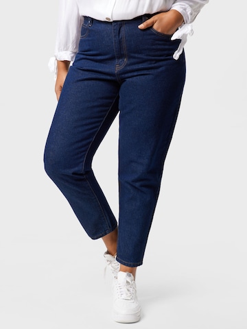 GLAMOROUS CURVE רגיל ג'ינס בכחול: מלפנים