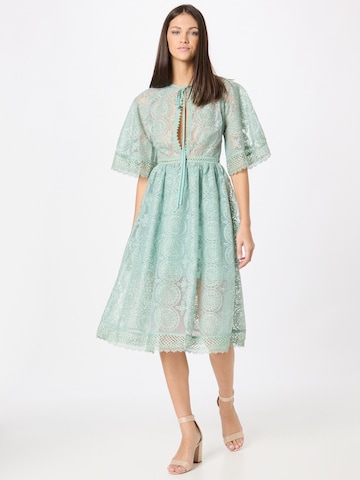 True Decadence Dress in Green: front