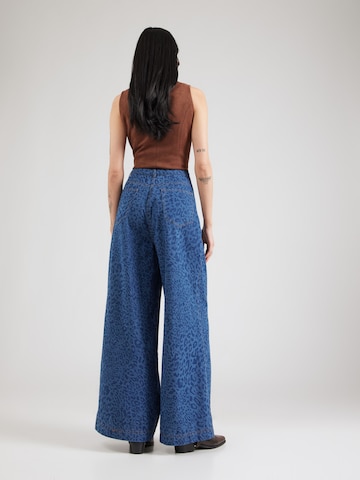 FRNCH PARIS Wide leg Jeans in Blue