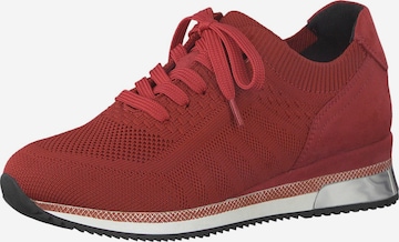 MARCO TOZZI Sneakers laag in Rood: voorkant