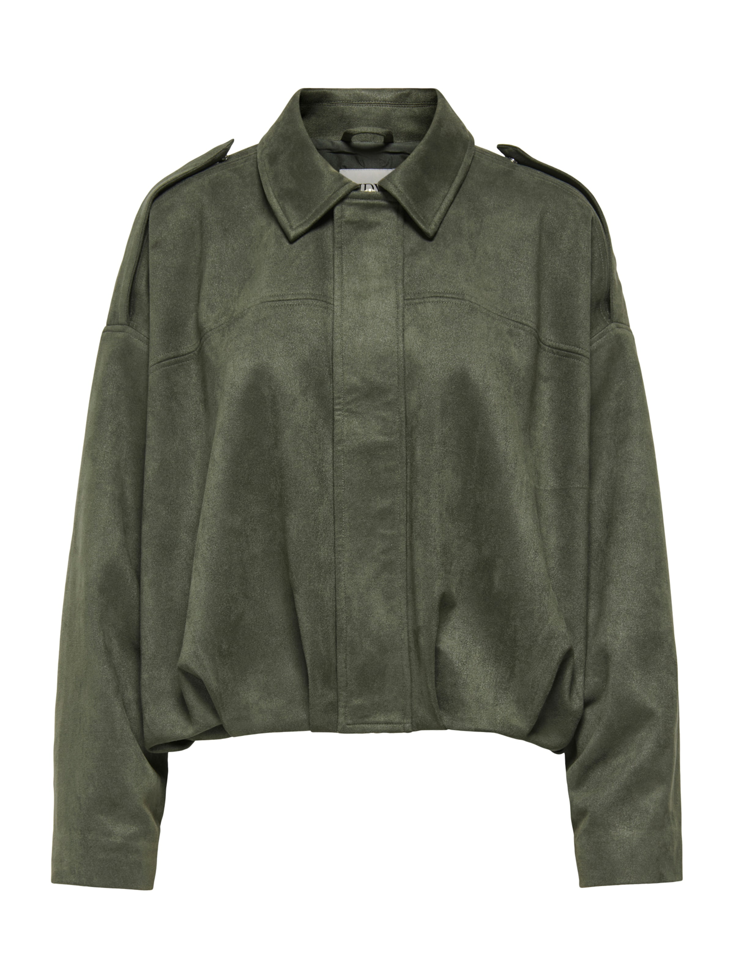 JDY - Casaco meia-estação &#x27;JDYNIA&#x27; em verde: frente