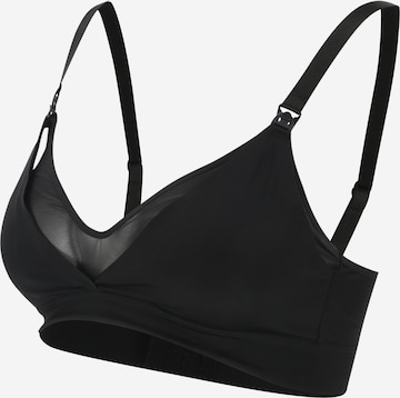 juoda MAGIC Bodyfashion Biustjė Liemenėlė 'MAMA SHEER': priekis
