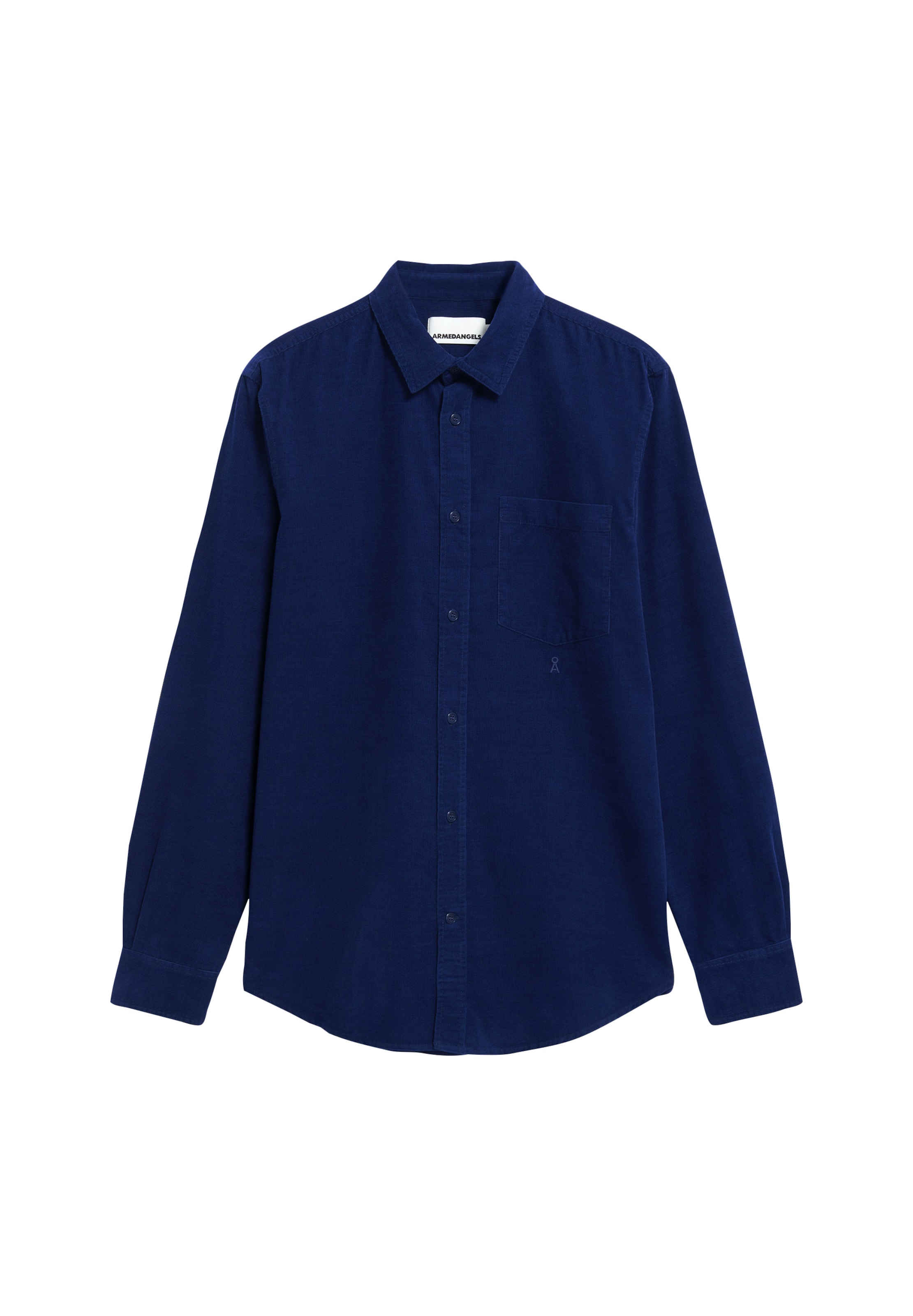ARMEDANGELS Button Up Shirt in Blue: front