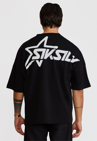 SikSilk - Camisa em preto: frente