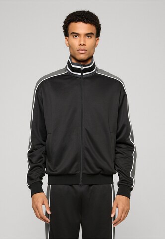 Urban Classics - Chaqueta de entretiempo en negro: frente