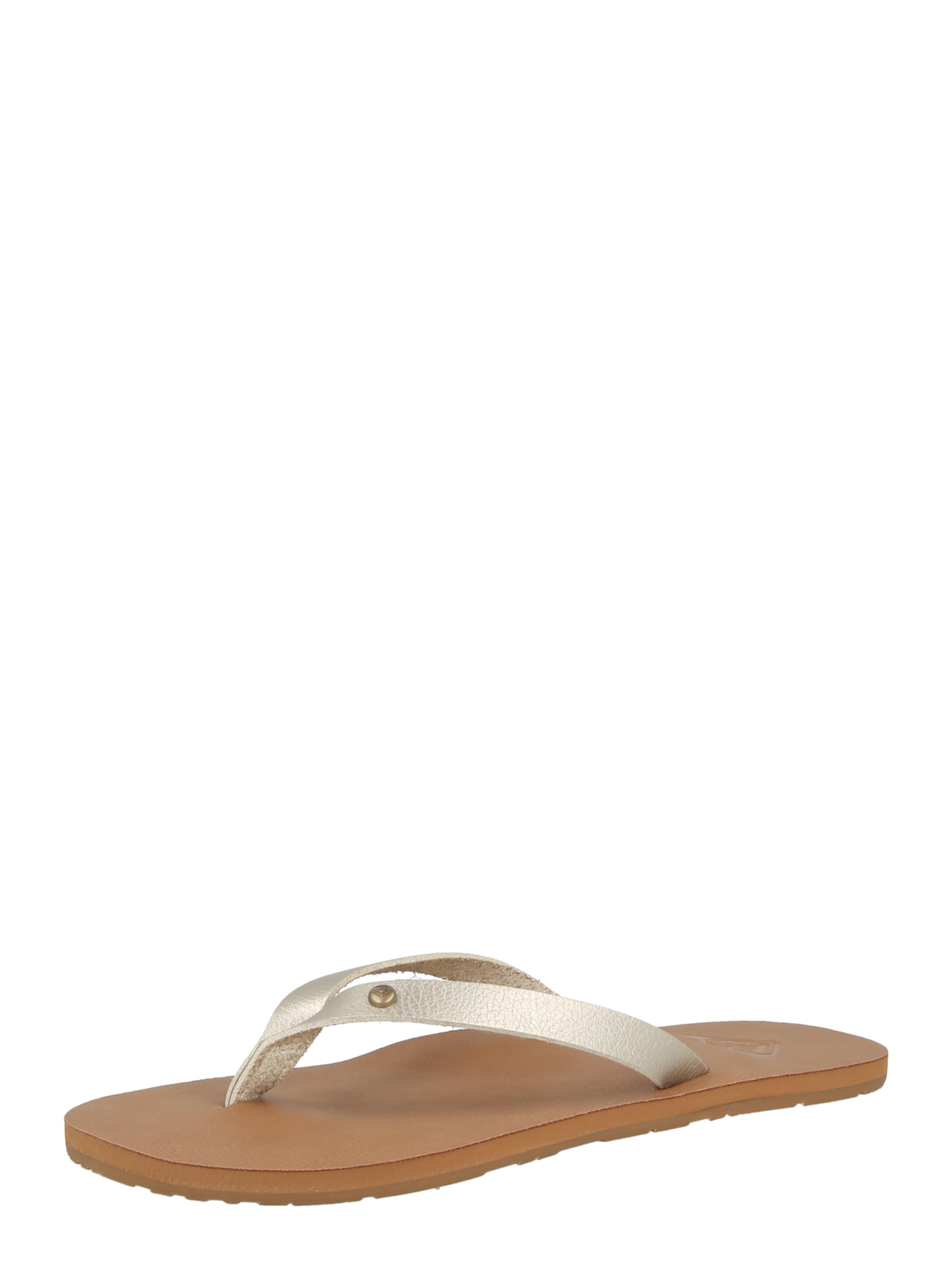 ROXY T-Bar Sandals 'Jyll III' in Gold: front