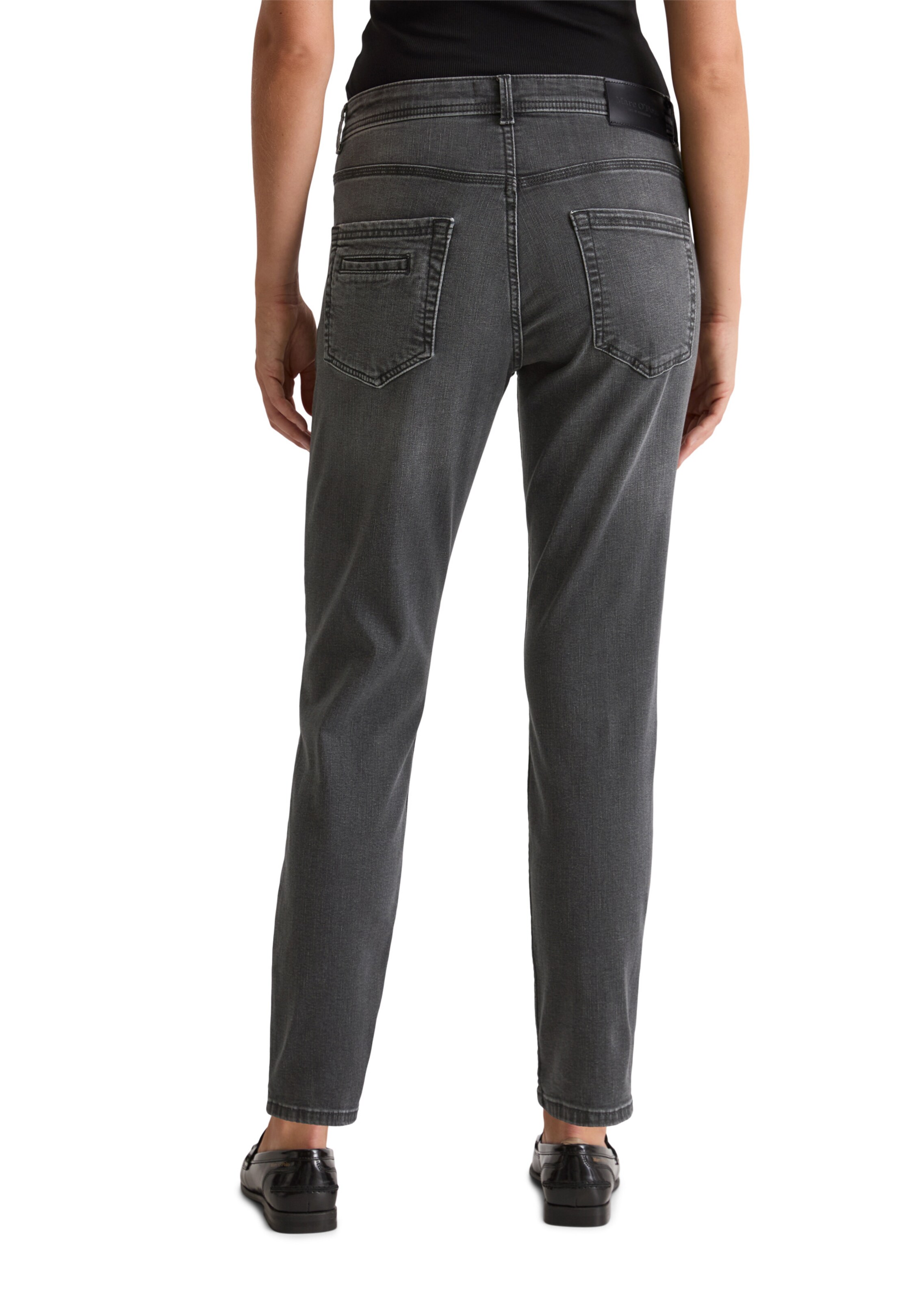 Marc O'Polo Loose fit Jeans 'Theda' in Grey