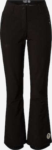 Bootcut Pantalon outdoor 'Jilia' KILLTEC en noir : devant