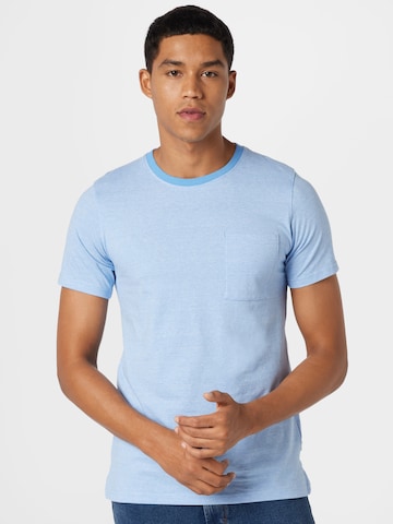 !Solid T-Shirt 'Anton' in Blau: predná strana