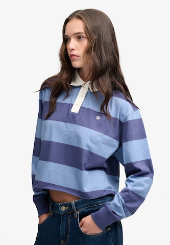 Superdry & Co Shirt 'Athletic Essential' in Blauw: voorkant