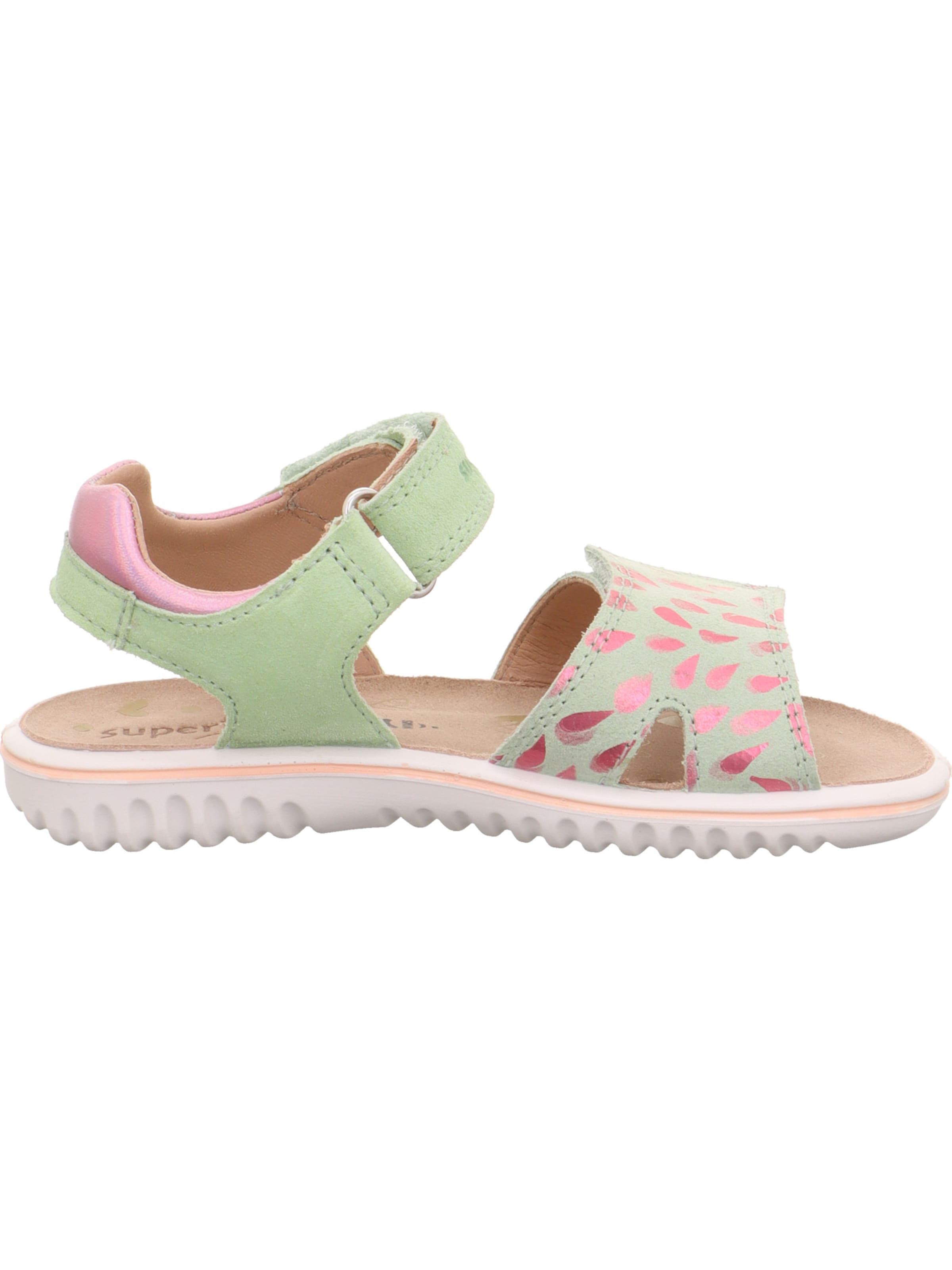SUPERFIT Sandals 'Sparkle' in Green