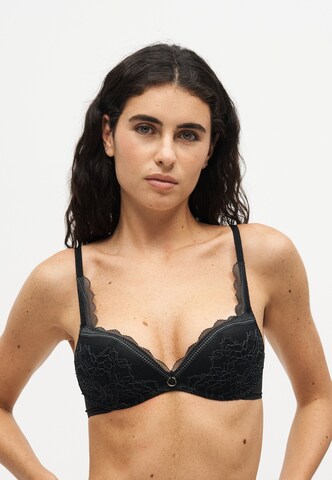 TRIUMPHPush-up Grudnjak 'Comfort Allure' - crna boja: prednji dio