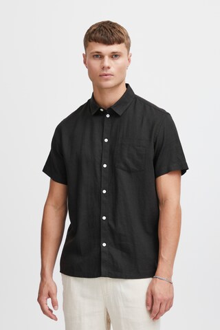 !Solid Slim fit Overhemd 'Allan' in Zwart: voorkant