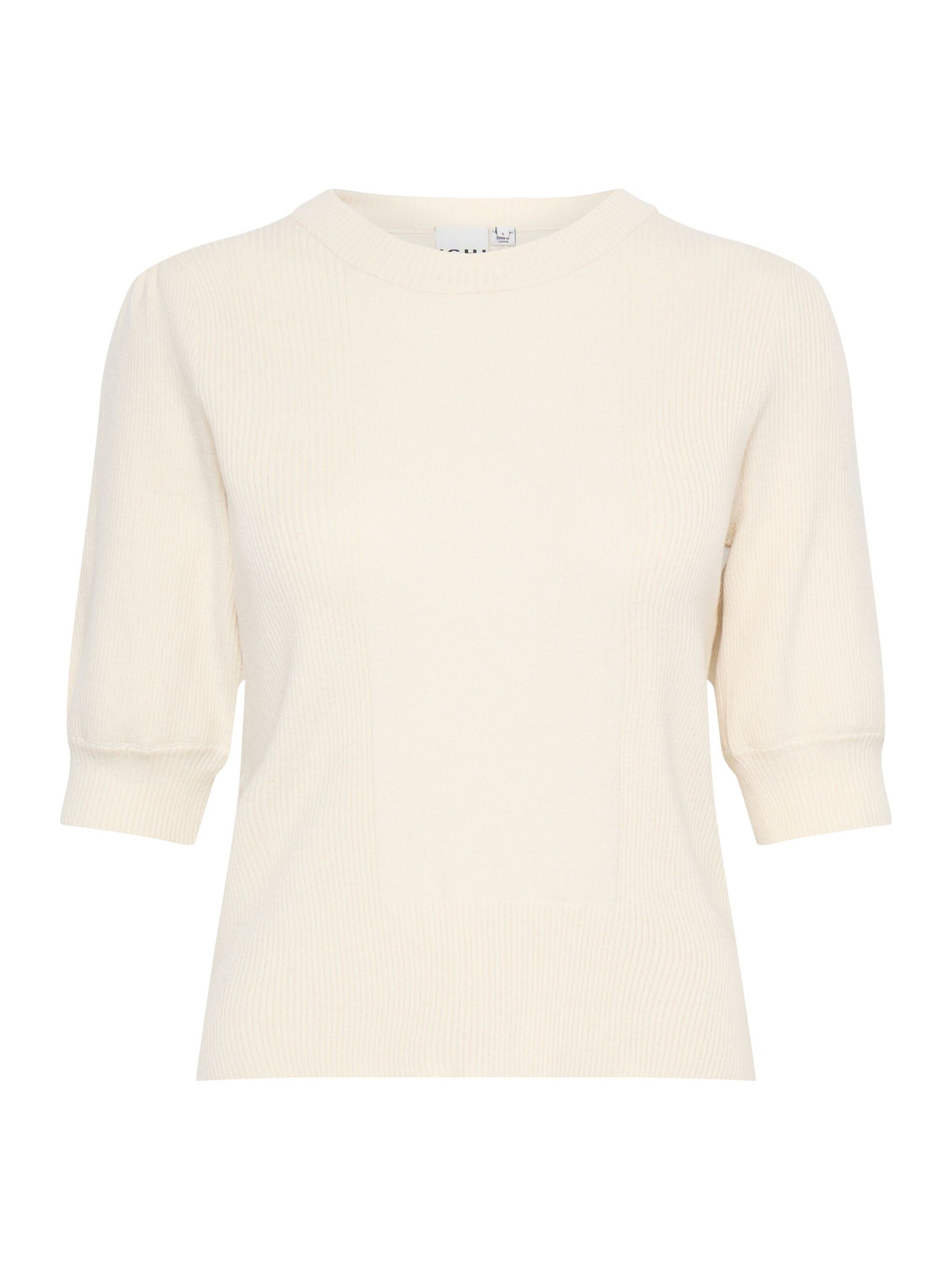 ICHI Pullover 'IHBoston' in Beige: Vorderseite