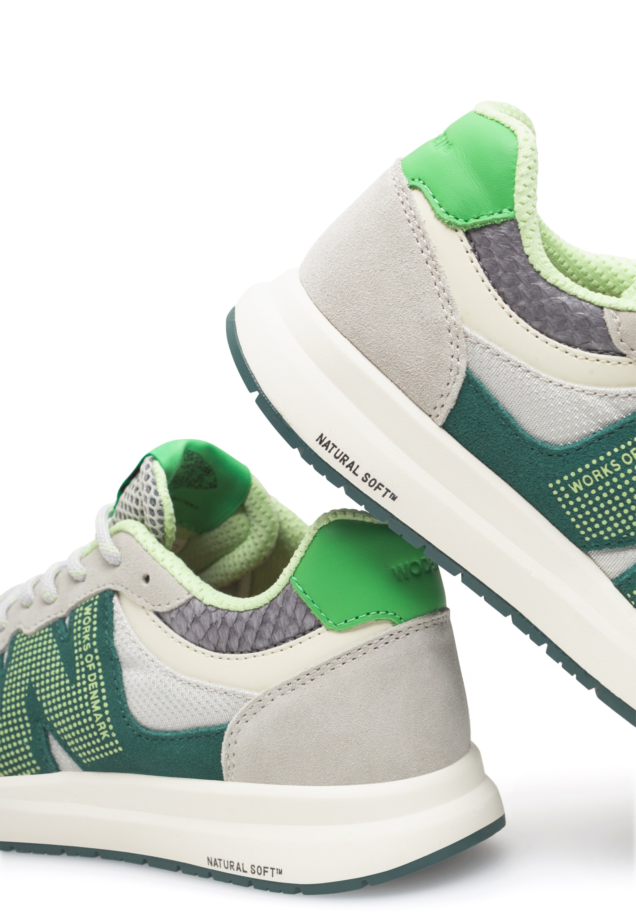 WODEN Sneakers laag 'Rigmor Open Mesh' in Groen