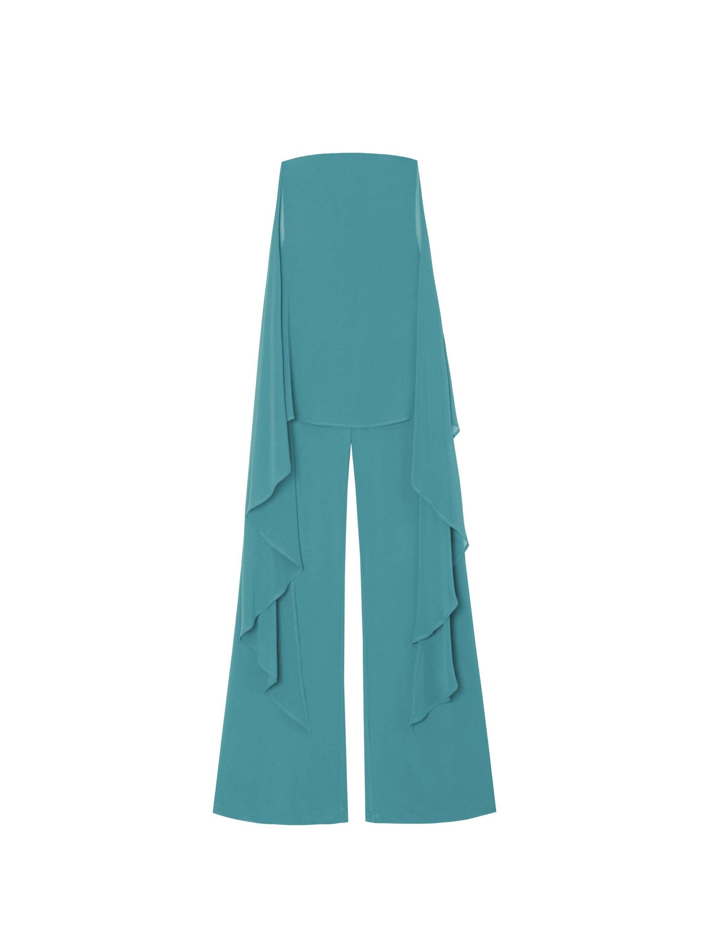 THE-ARE - Jumpsuit en azul: frente