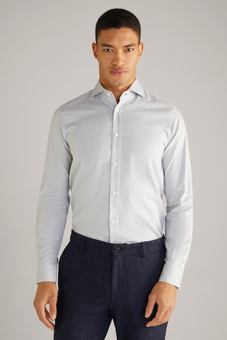 JOOP! Slim fit Button Up Shirt 'Paiton' in Grey