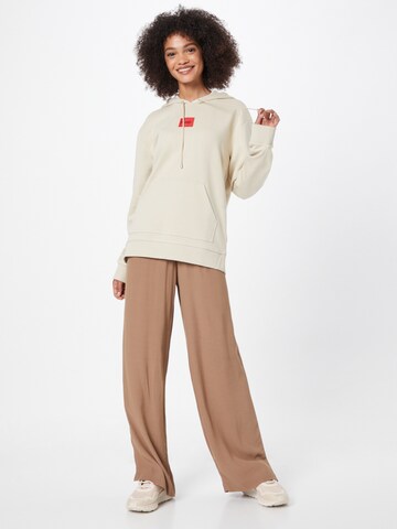 HUGO Sweatshirt 'Dasara' in Beige