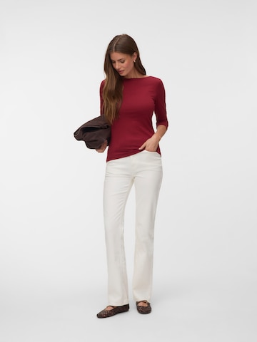 VERO MODA Shirt 'Panda' in Rot