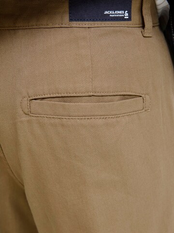 JACK & JONES Wide leg Chino trousers in Brown