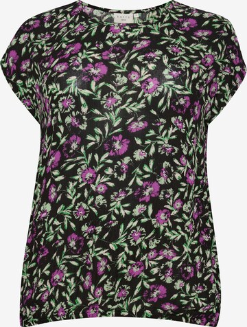 KAFFE CURVE Blouse 'Isma' in Black: front