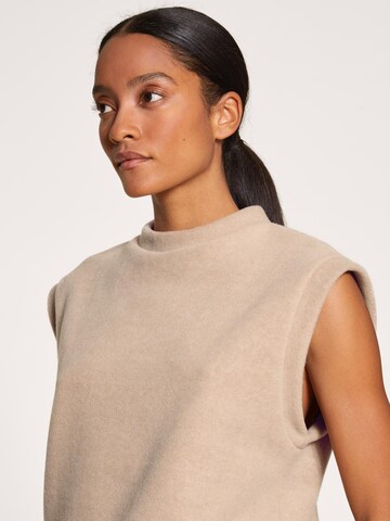 CALIDA Sweatshirt 'Loungewear Xtra' in Beige