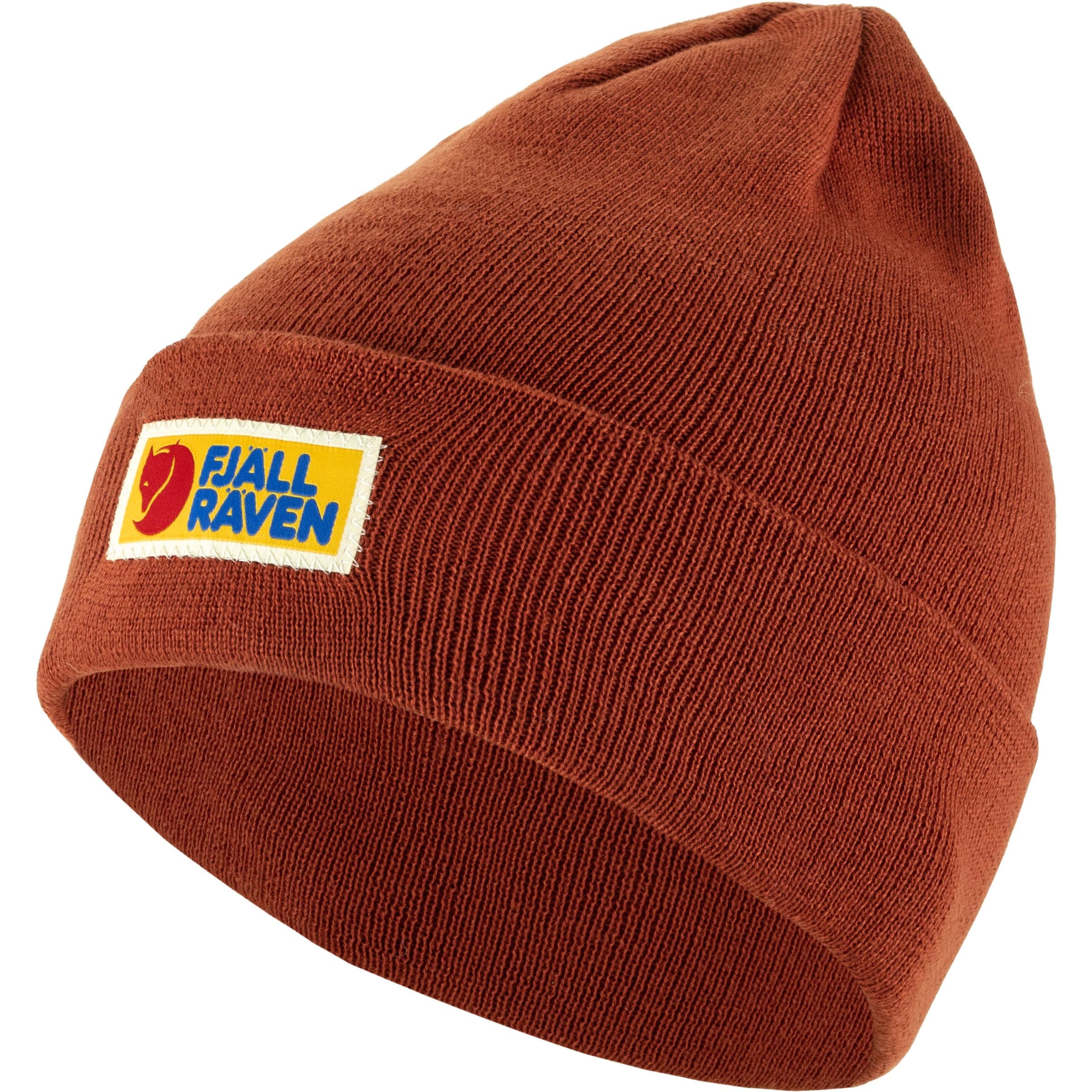 Fjällräven Beanie 'Vardag' in Brown: front