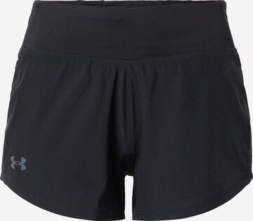 UNDER ARMOUR - regular Pantalón deportivo 'Speedpocket' en negro: frente