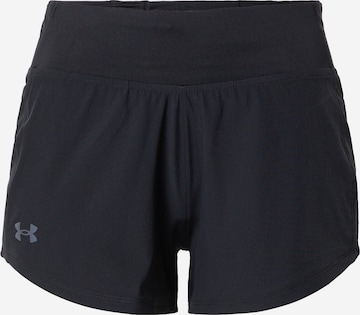 UNDER ARMOUR Обычный Спортивные штаны 'Speedpocket' в Черный: спереди