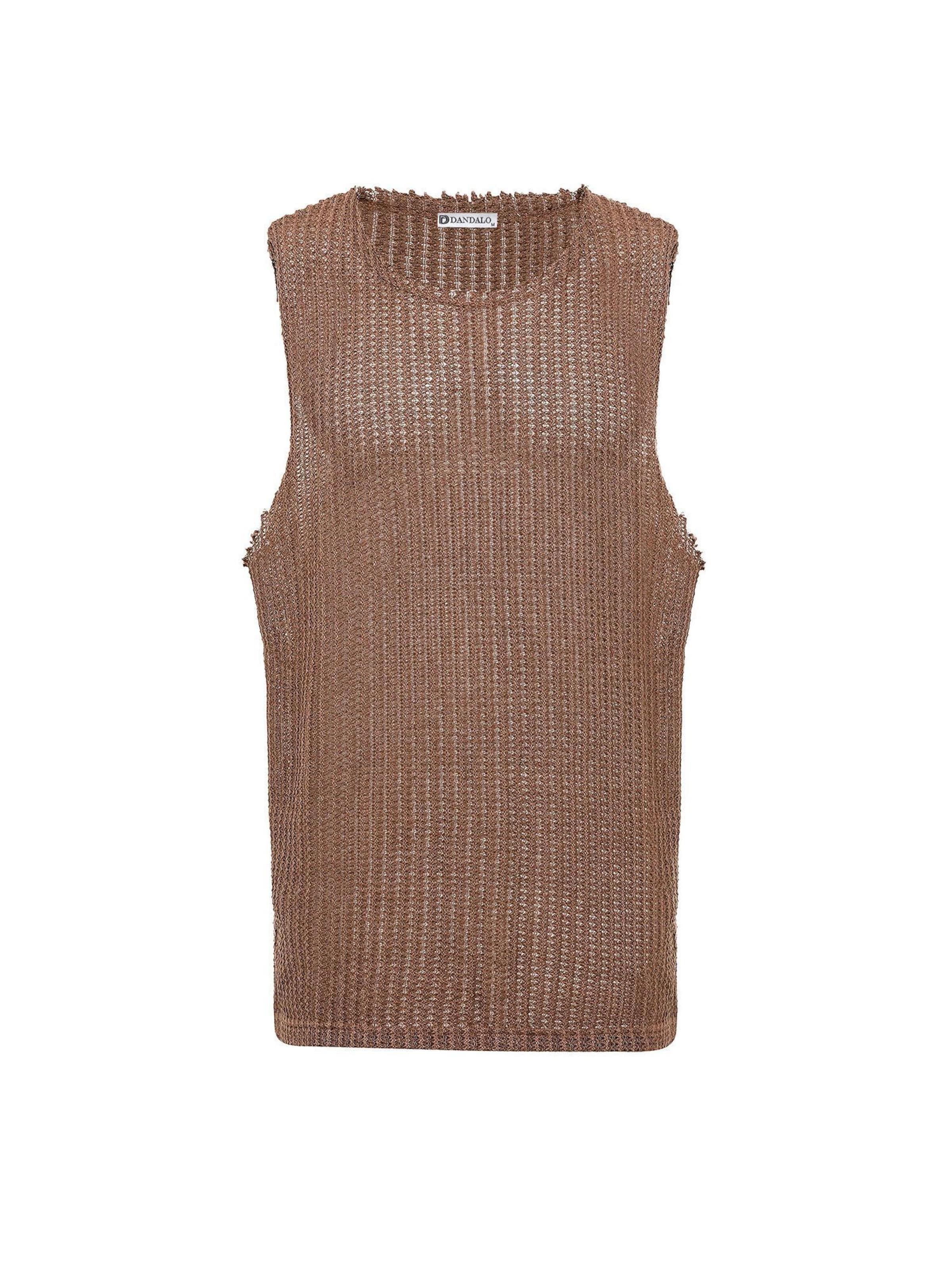 T-Shirt Dandalo en marron : devant