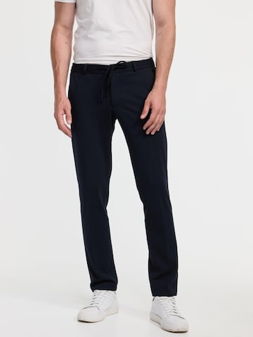 Zuitable Slimfit Hose 'DiSpartaflex SE' in Blau: Vorderseite