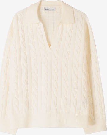 Bershka Pullover in Beige: Vorderseite