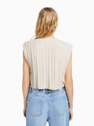 Pull-over Bershka en beige