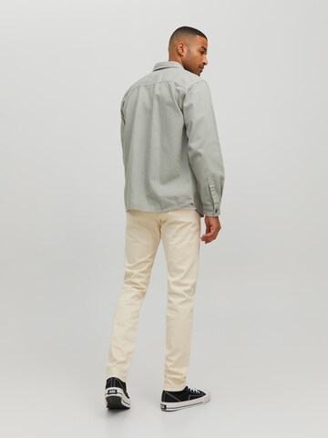 JACK & JONES - Slimfit Vaquero 'Marco' en blanco