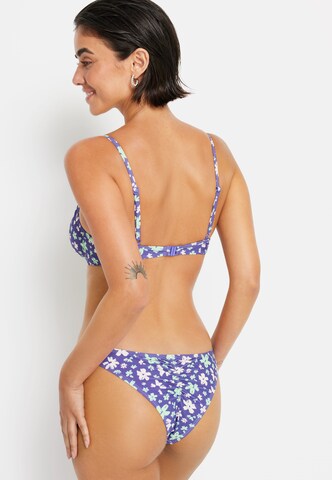 LSCN by LASCANA T-Shirt Bikini 'Cecily' in Blau