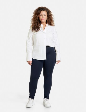 SAMOON Skinny Legginsy w kolorze niebieski