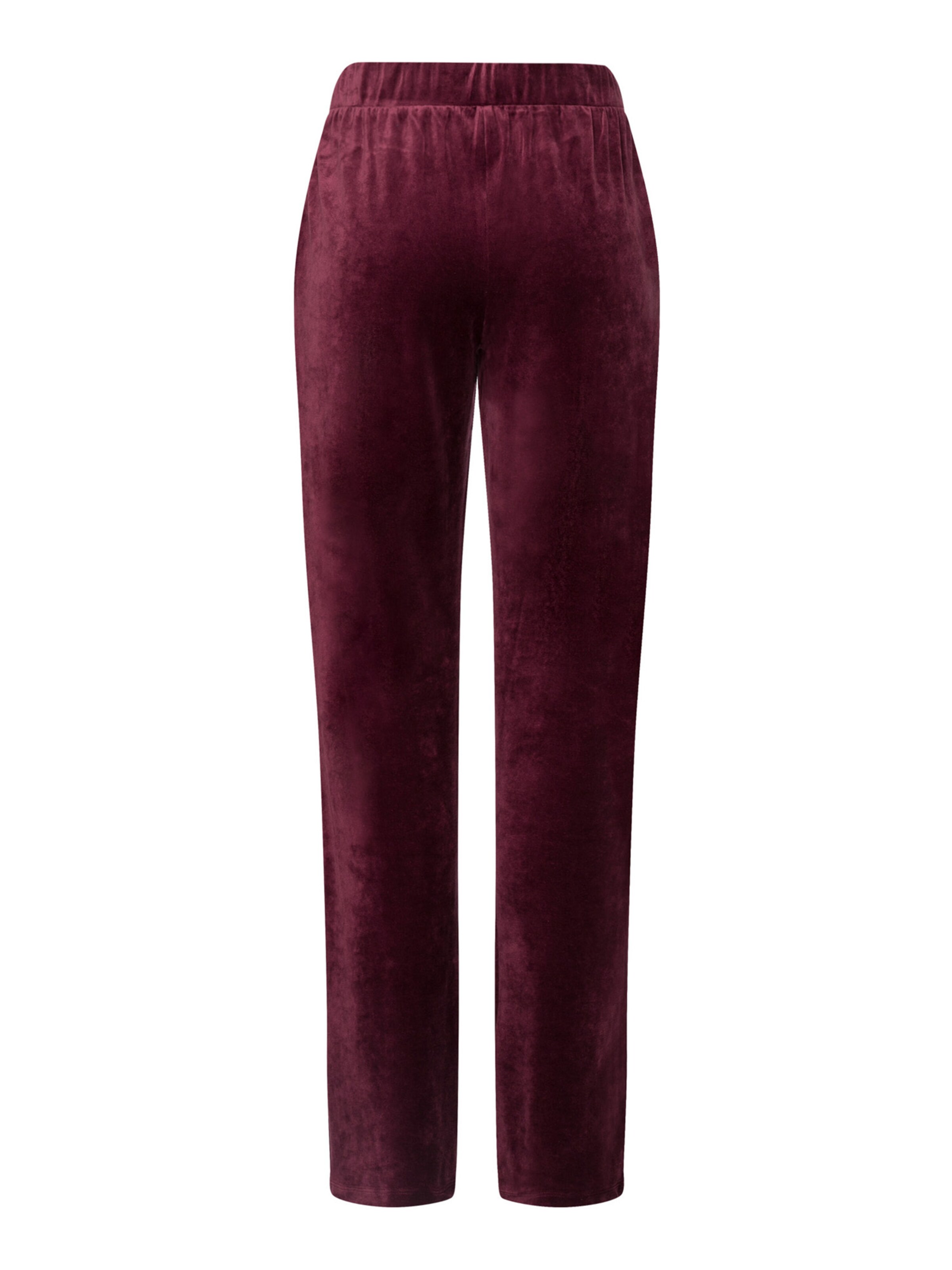 Hanro Regular Trousers ' Favourites ' in Red: front