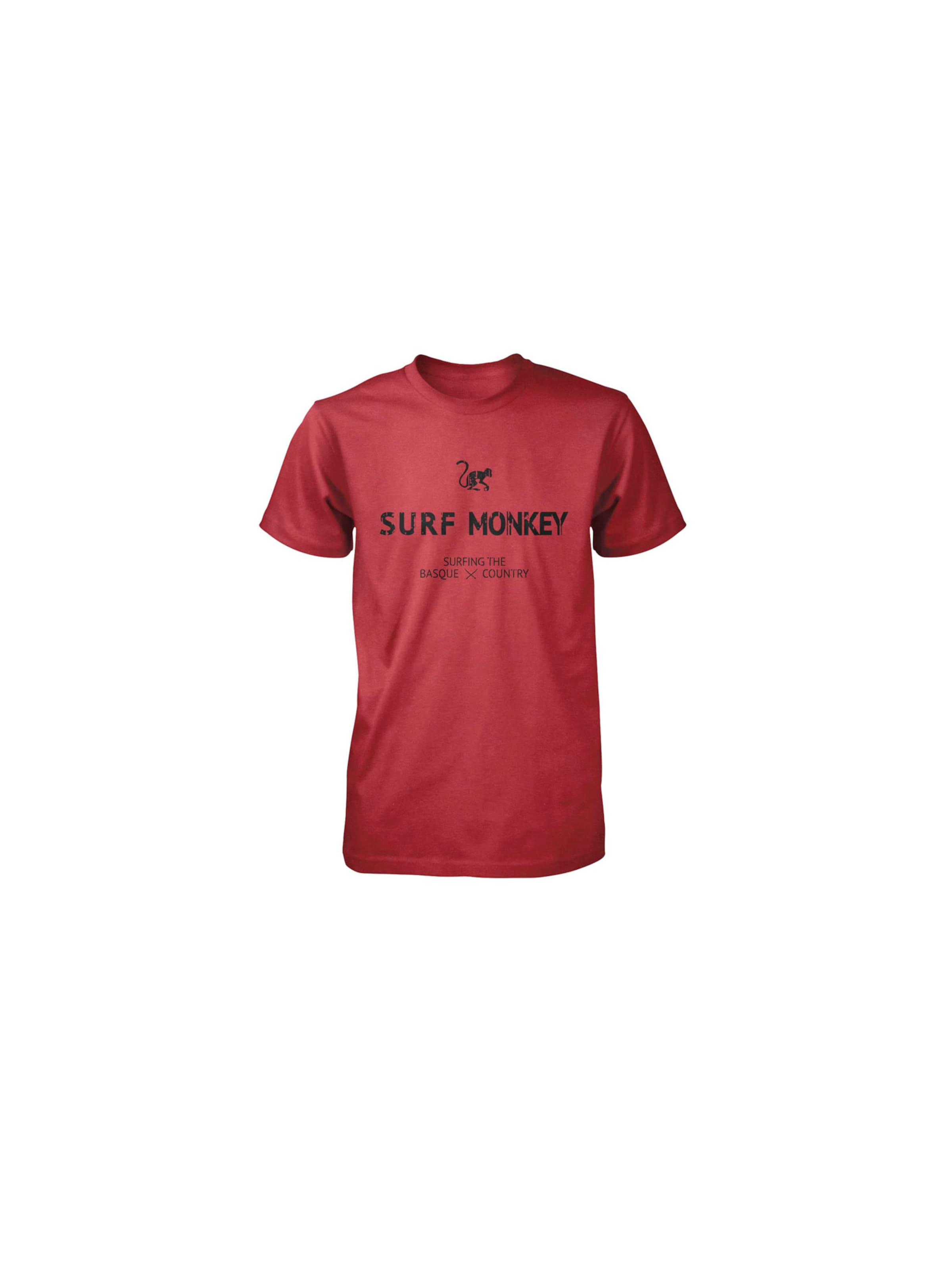 Surf Monkey Shirt‌‌‌‌‌‌‌ in Rot: Vorderseite
