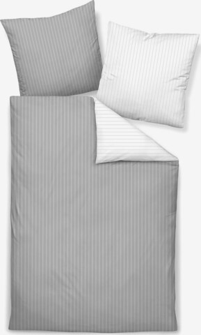 JANINE Duvet Cover in Grey: front