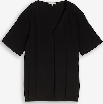 TOM TAILOR Blouse in Black: front