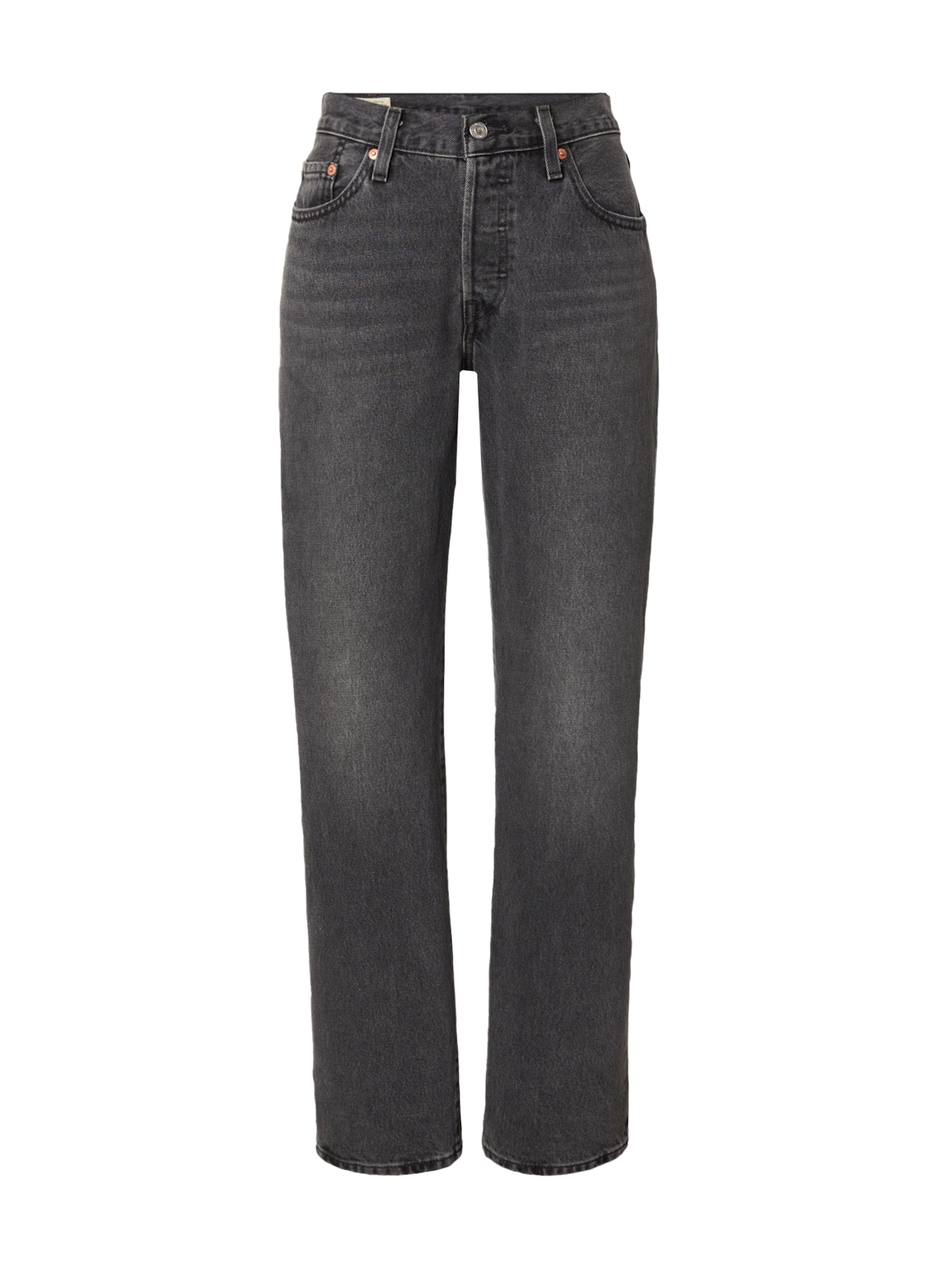 LEVI'S ® Regular Jeans '501® '90s' in Zwart: voorkant