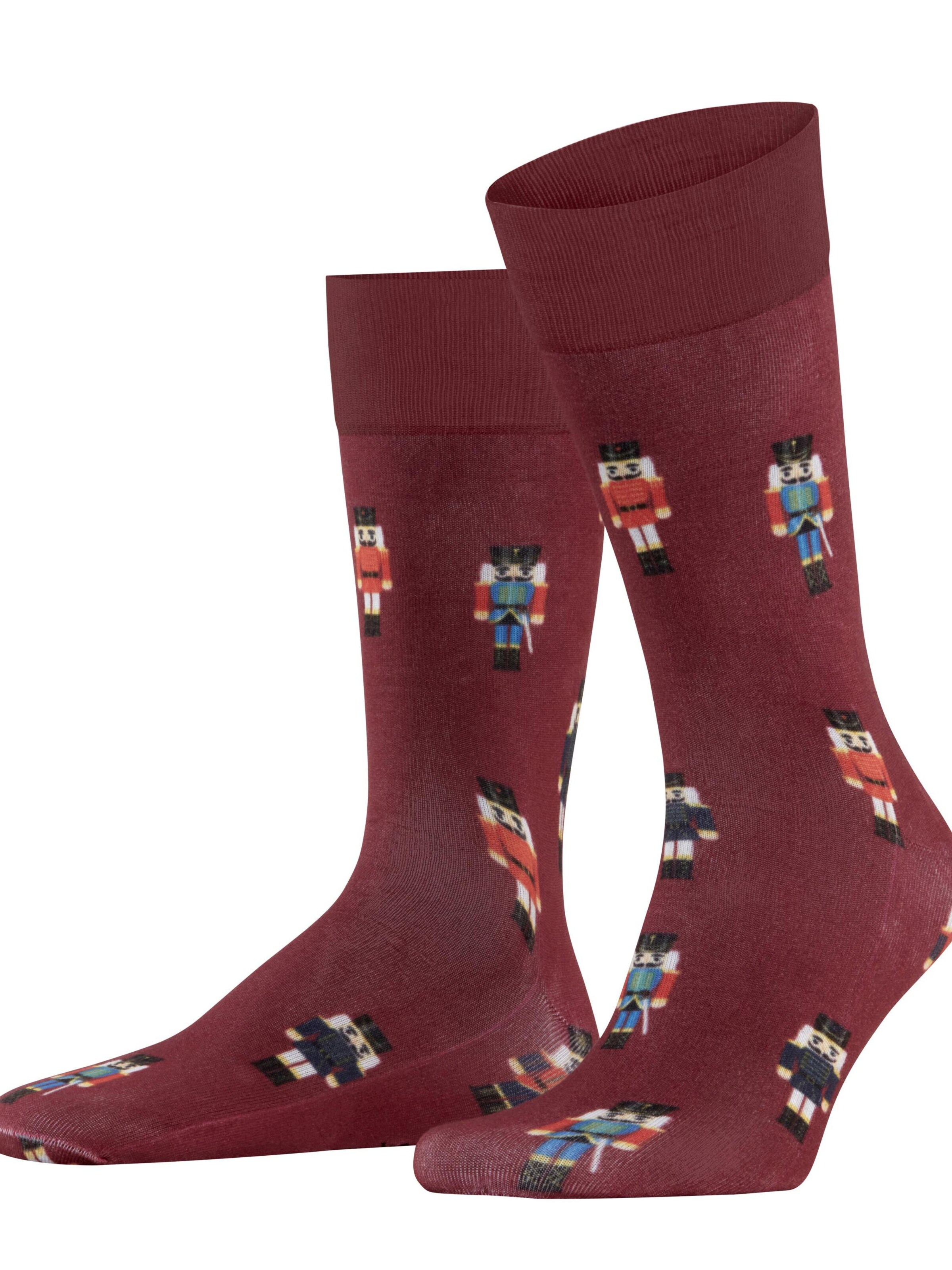 BURLINGTON Socken 'December Days'‌‌ in weinrot, Produktansicht