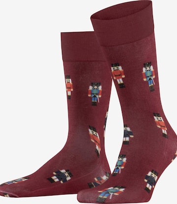 BURLINGTON Socks 'December Days' in Red: front