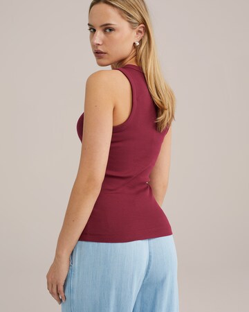 Top di WE Fashion in rosso