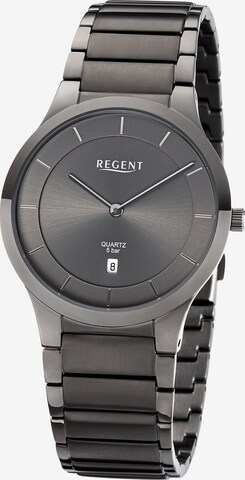 REGENT Analog Watch in Grey: front