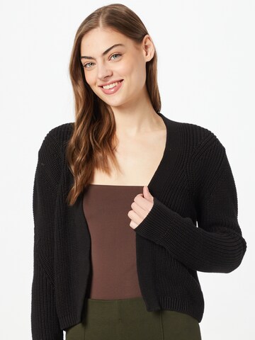 COMMA Knit Cardigan in Black: front