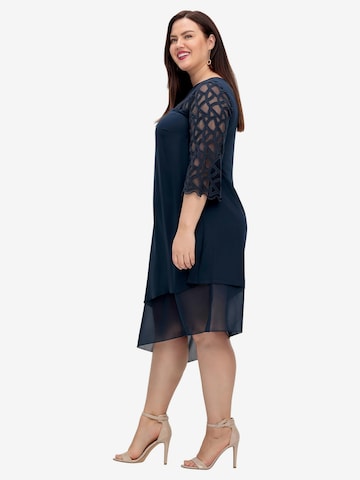 SHEEGO Cocktailkleid in Blau