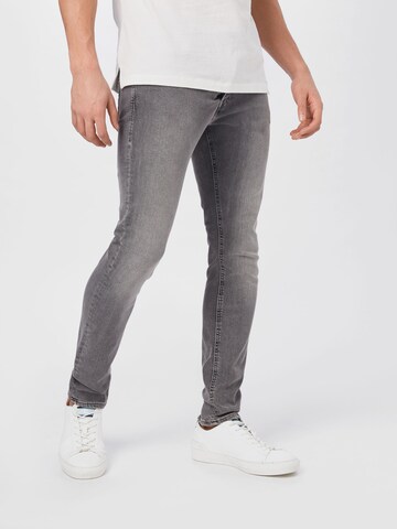 pilka JACK & JONES Prigludęs Džinsai 'Glenn': priekis