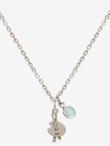 Gemshine Necklace 'Pinselpalette' in Silver
