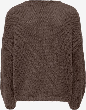 ONLY Pullover 'Nordic' in Braun